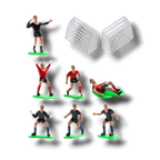 Kit Futbol Rojo Y Azul PVC