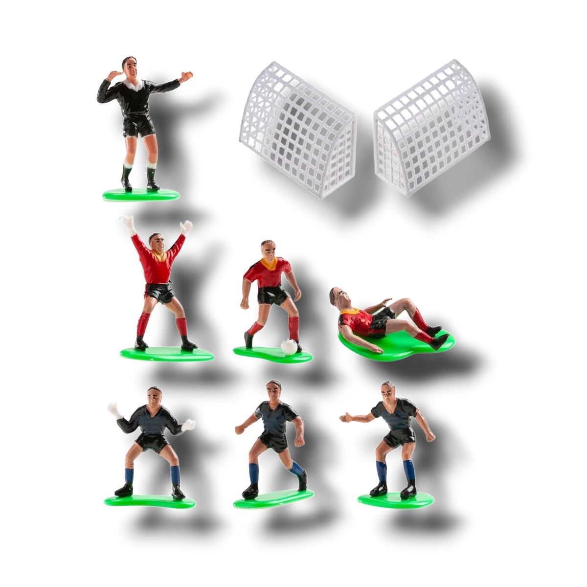 Kit Futbol Rojo Y Azul PVC