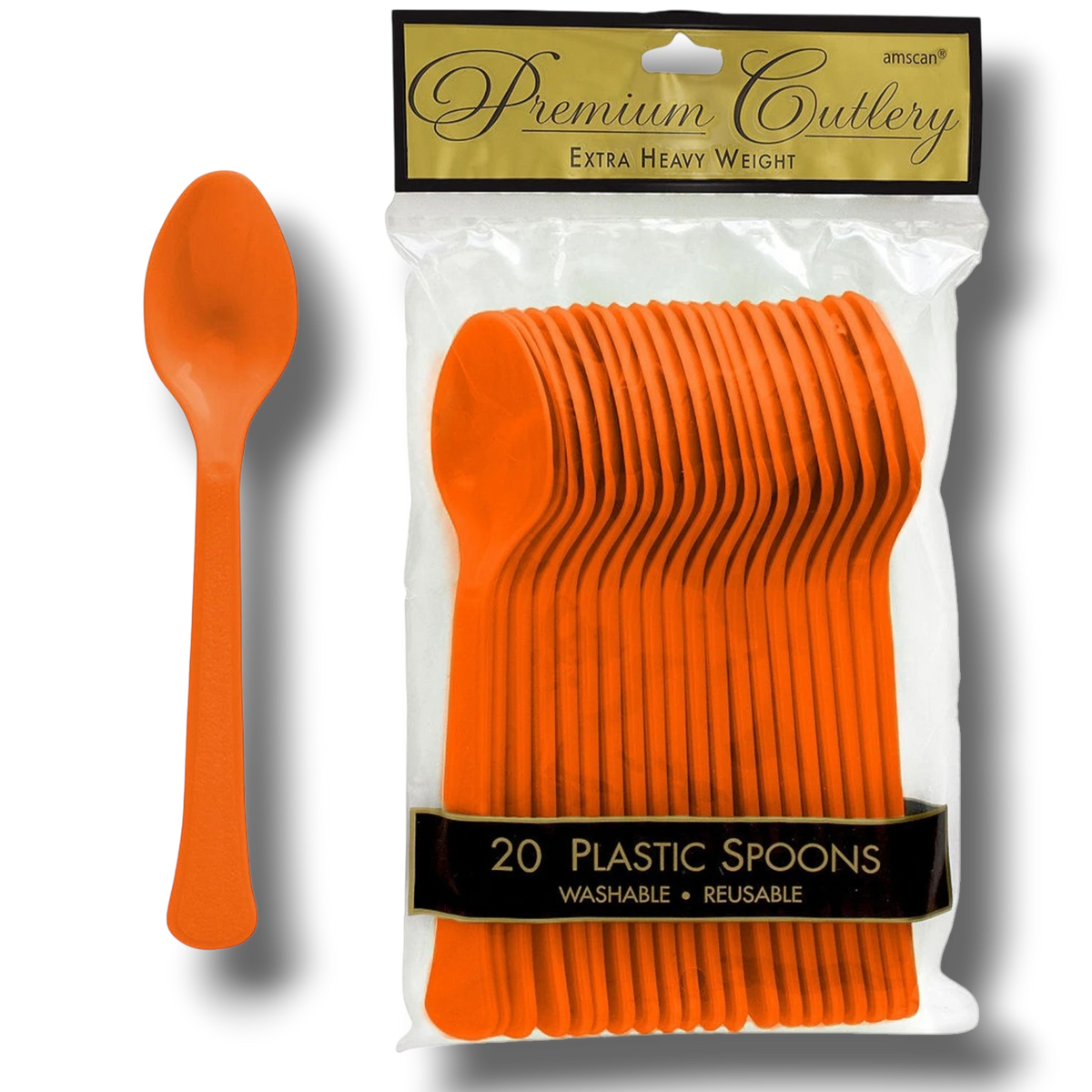 Cucharas Naranja C/20