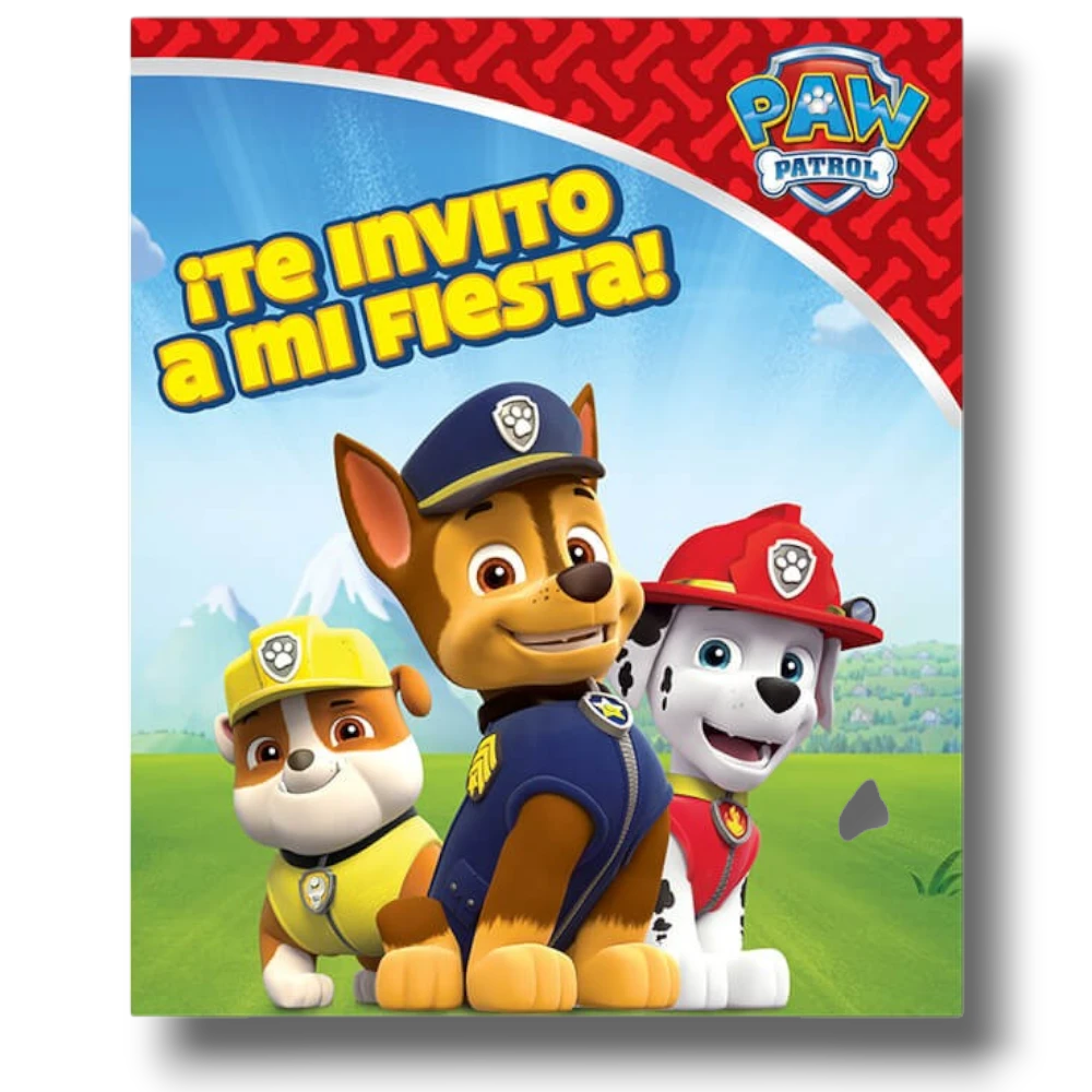 Invitacion Paw Patrol C/6