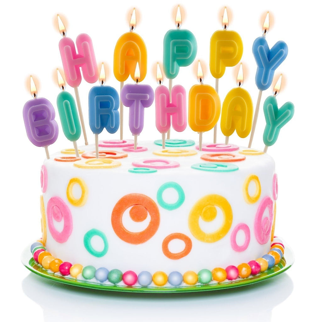 Happy Birthday Candle Colors C/13