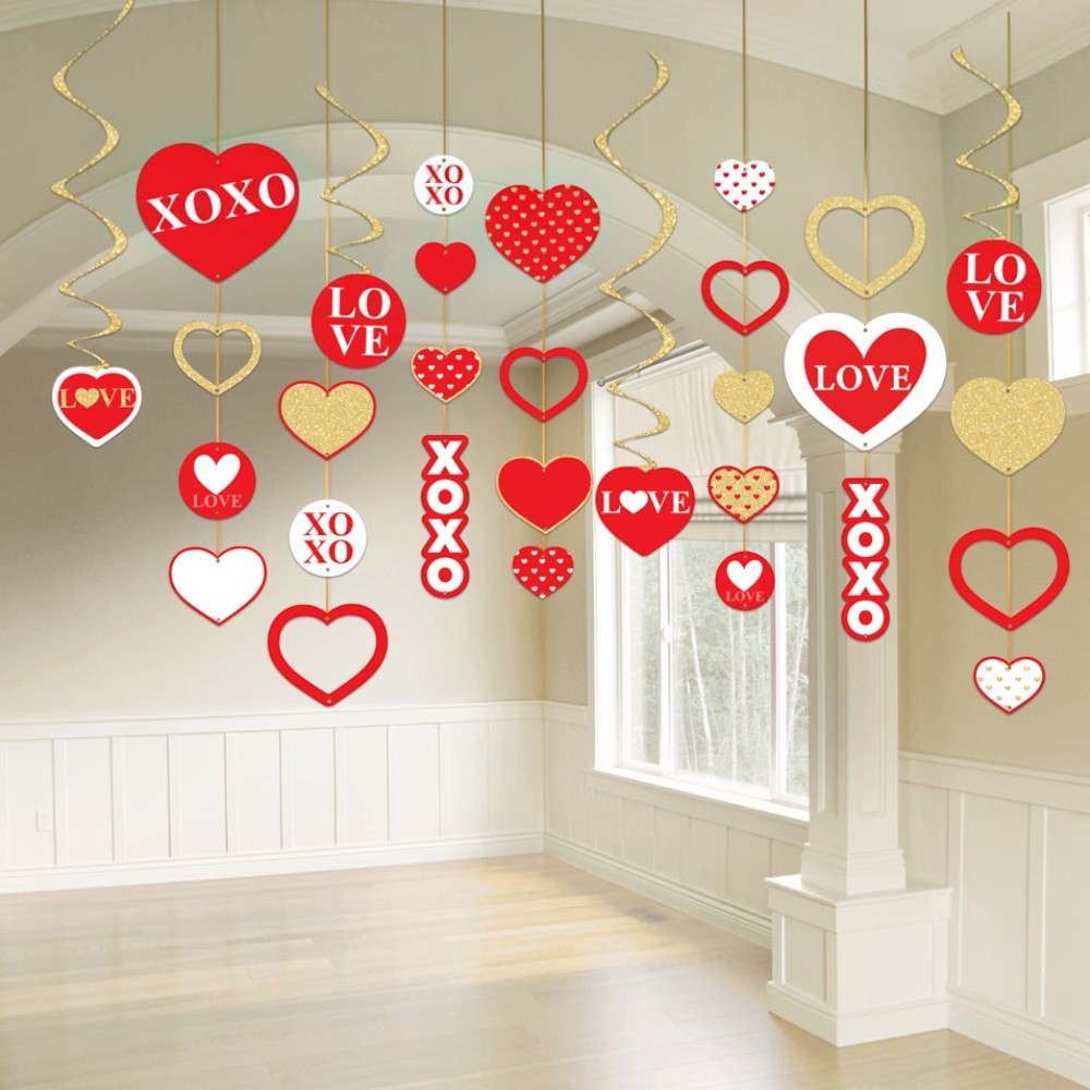 Adorno Espiral Figuras San Valentin C/30