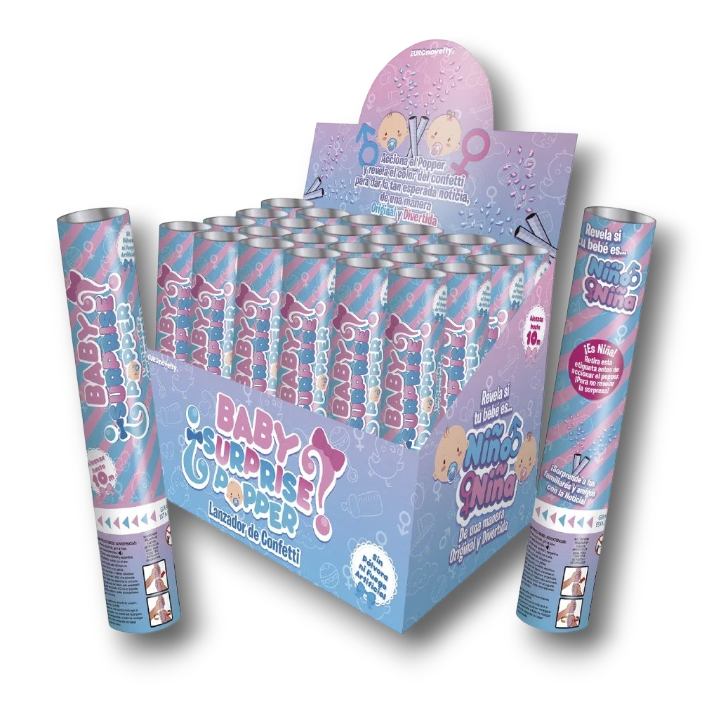 Baby Popper Revelacion De Sexo Niña C/1