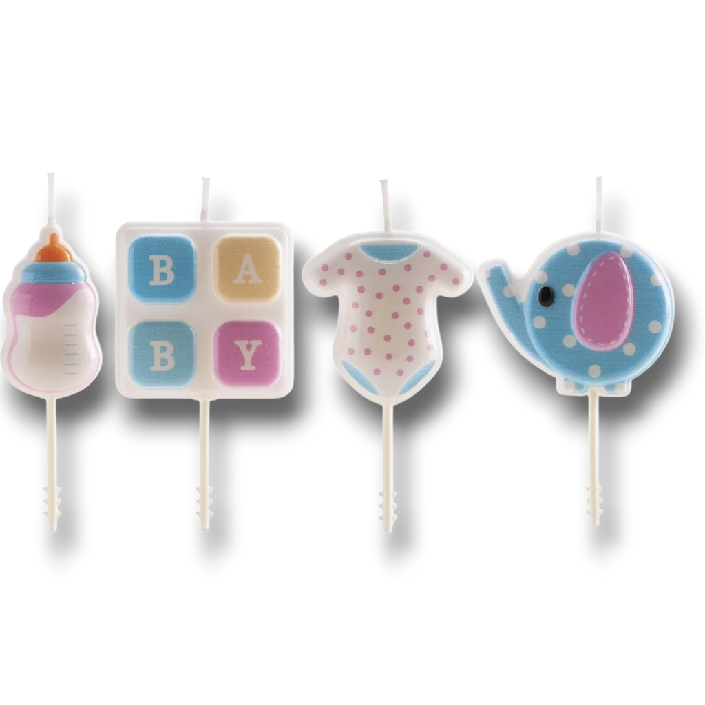 My Baby Birthday Candles (4-Pack)