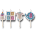 My Baby Birthday Candles (4-Pack)