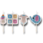 My Baby Birthday Candles (4-Pack)