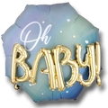Globo 36" Oh Baby Blue C/1