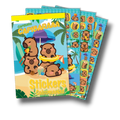 Block de Stickers Capibara Summer C/1