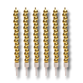 Gold Bubble Candles (6 Pack)