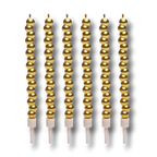 Gold Bubble Candles (6 Pack)
