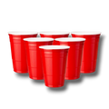 Vaso Plastico 16oz Rojo C/16