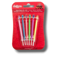 Colorful Flame Birthday Candles (6 Pack)
