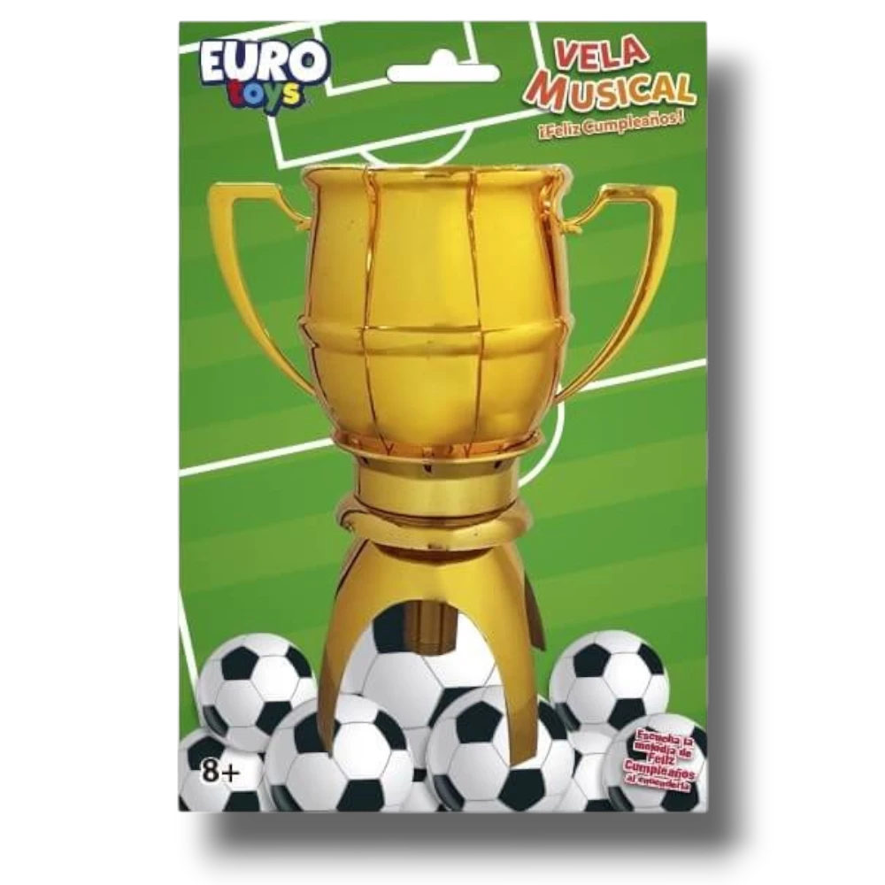 Vela Musical Soccer Oro