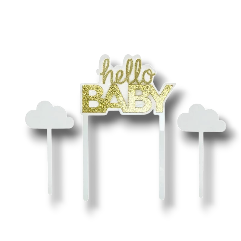 Cake Topper Hello Baby C/1