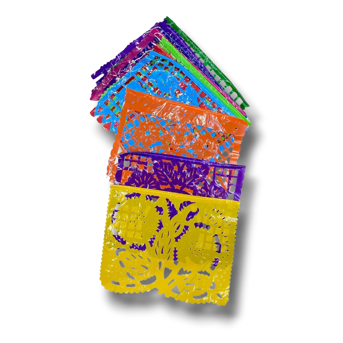 Enramada Plastico Floral Multicolor C/1