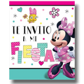 Invitacion Minnie Mouse C/6