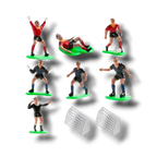 Kit Futbol Rojo Y Azul PVC
