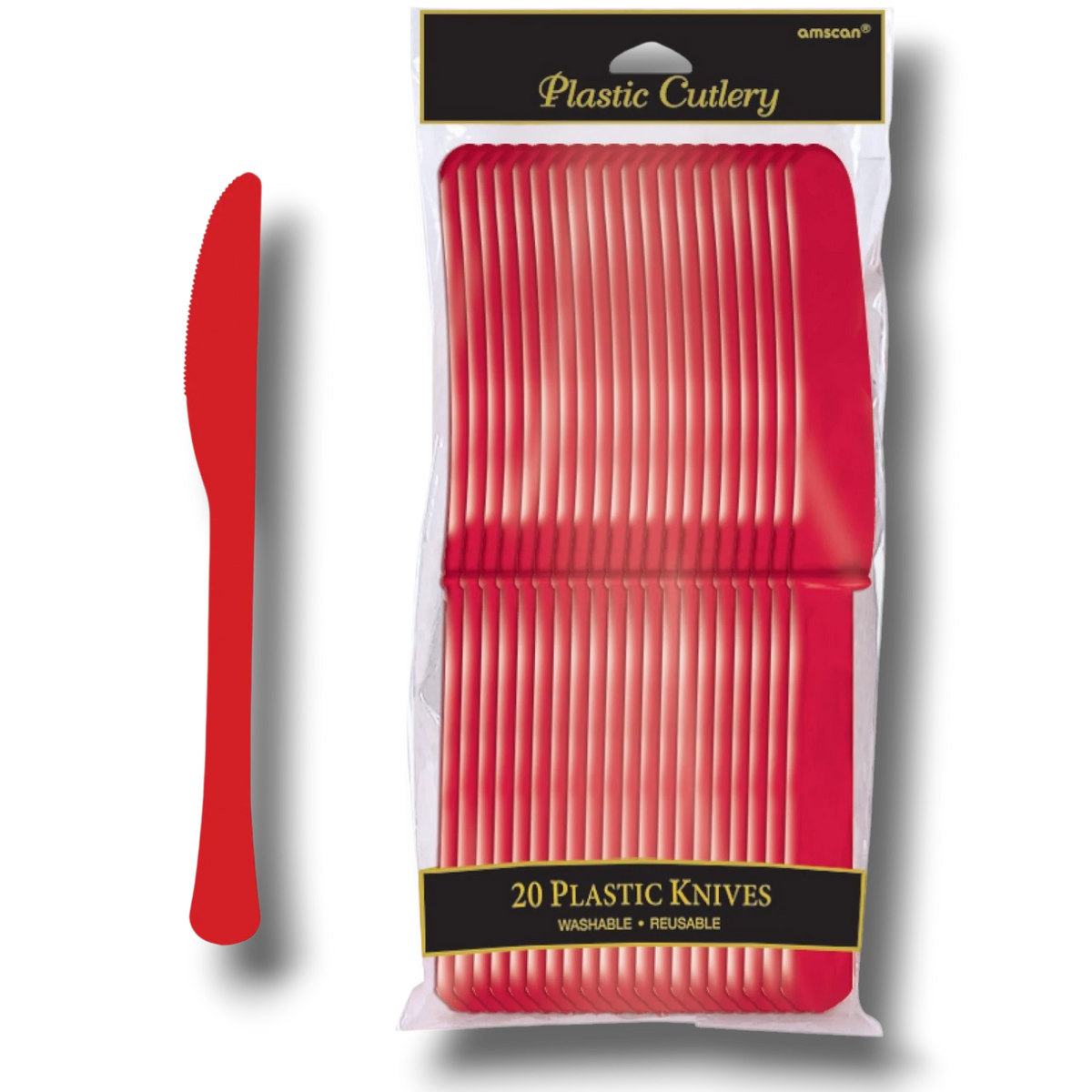 Cuchillo Rojo C/10