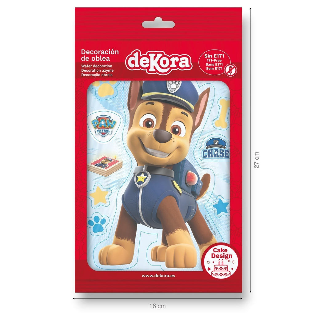 Disco Comestible Chase Paw Patrol  C/1