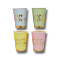 9oz Cup Cake Happy Birthday C/8