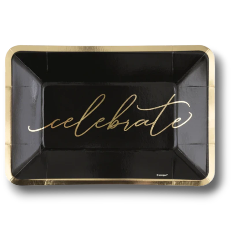 Plato Rectangular Celebrate C/8