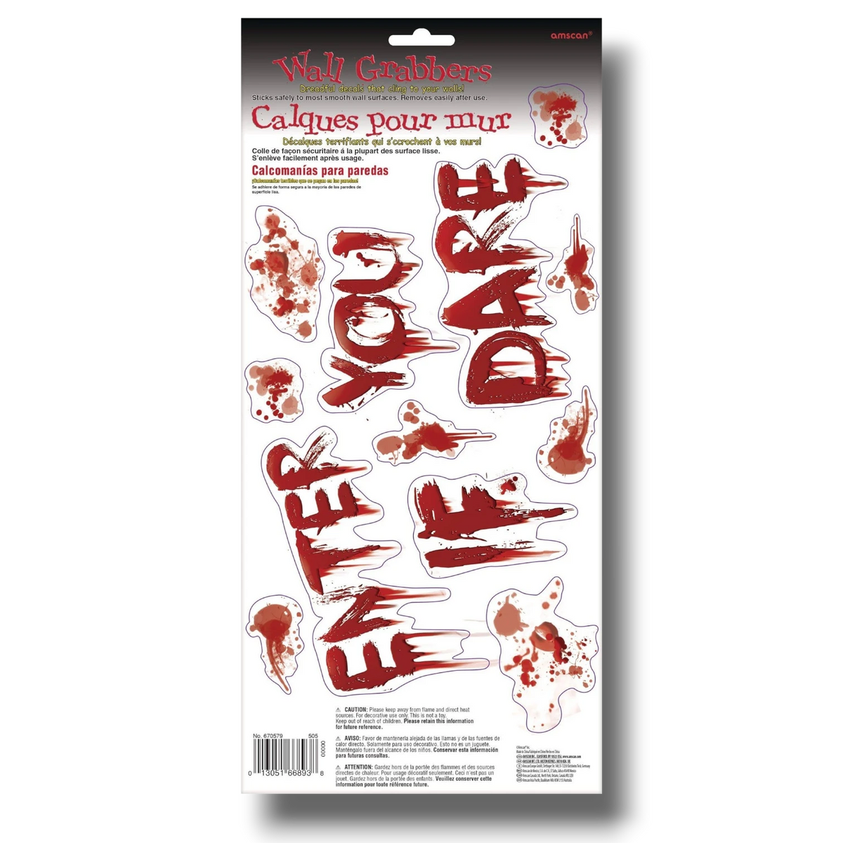 "Enter If You Dare" Adhesive Decals C/1