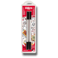 Marcador Comestible Para Pastel Doble Punta Negro C/2