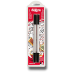 Marcador Comestible Para Pastel Doble Punta Negro C/2
