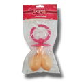 Chupón con forma de pechos PartyStore en empaque original con cordón blanco para colgar