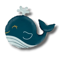 Globo de aluminio PartyStore con forma de ballena azul sonriente de 26 pulgadas para decoracion de fiestas infantiles