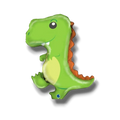 Globo metalizado de dinosaurio verde PartyStore inflado con aire para decoracion de fiestas infantiles