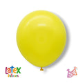Globo de látex PartyStore color amarillo sunrise de 5 pulgadas para decoración de fiestas