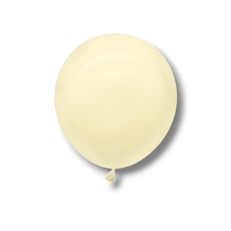 Globo de látex PartyStore de 18 pulgadas en color amarillo mate para decoración de fiestas