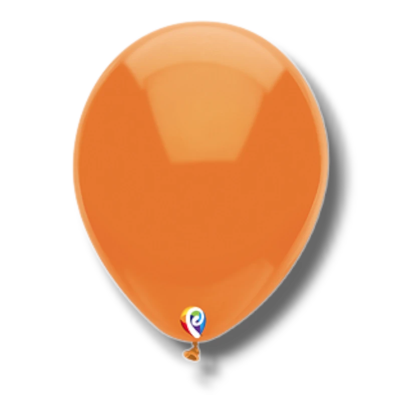 Globo de látex naranja de 9 pulgadas de PartyStore para decoración de fiestas y eventos