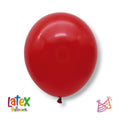 Globo de látex PartyStore de 12 pulgadas en color rojo candy apple para decoración de fiestas